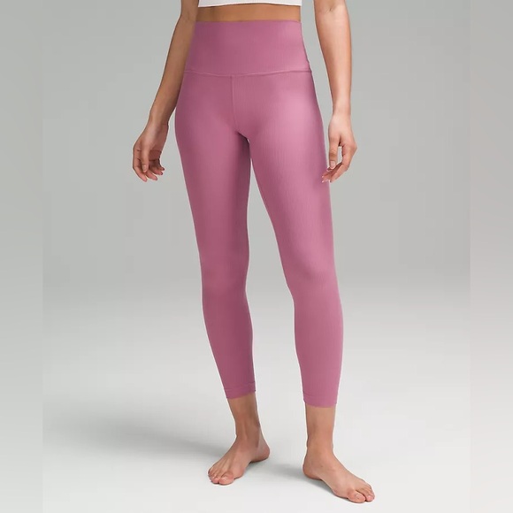 lululemon athletica Pants - lululemon athletica Align Ribbed High Rise Pant 25”